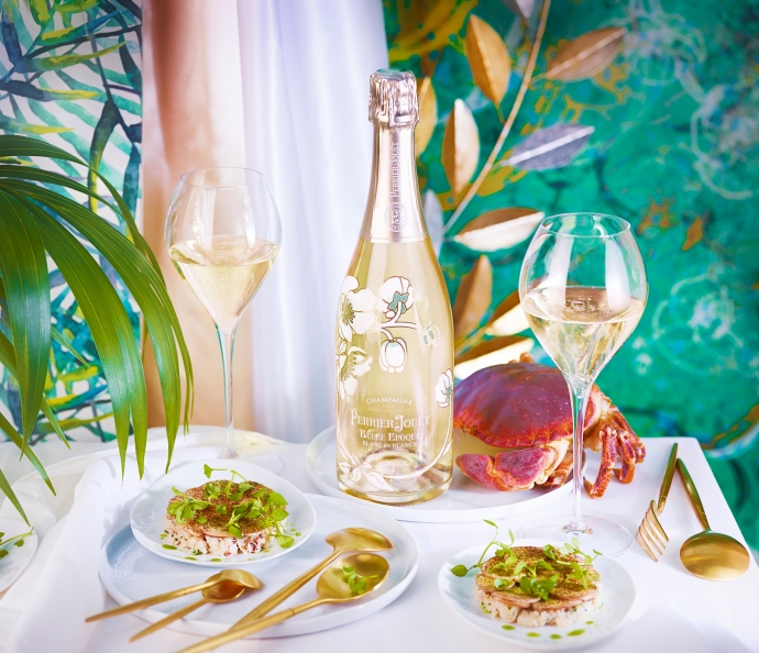 Perrier-Jouët Belle Epoque Blanc de Blancs food pairings 2