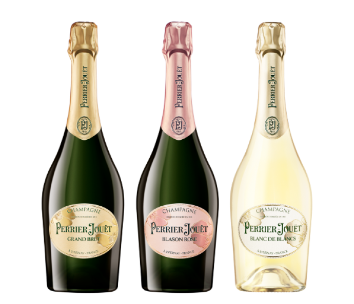 Perrier-Jouët Classic champagne blason collection NV bottle