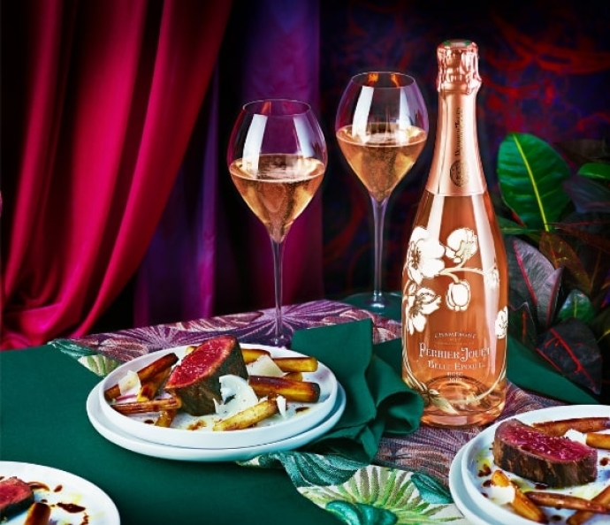 Perrier-Jouët Belle Epoque Rosé food pairings 5