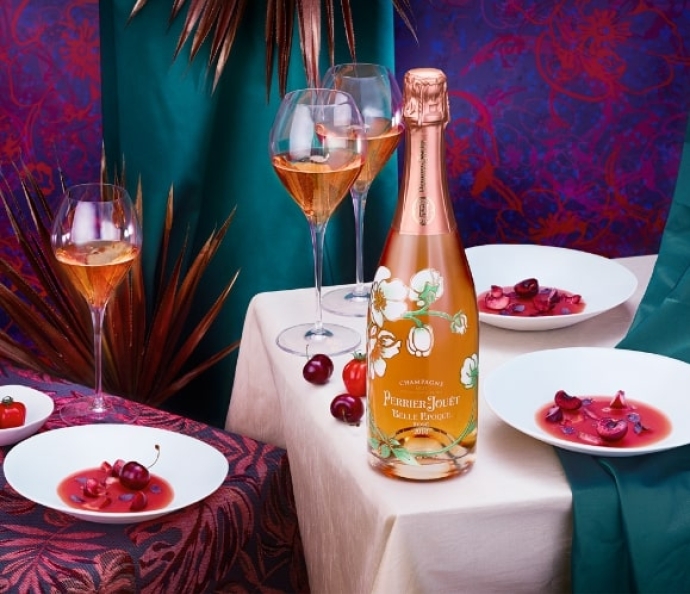 Perrier-Jouët Belle Epoque Rosé food pairings 4