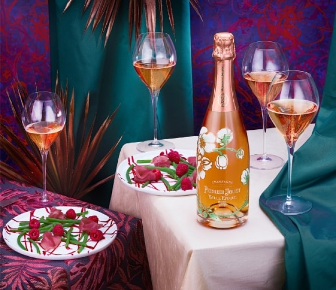 Perrier-Jouët Belle Epoque Rosé food pairings 2