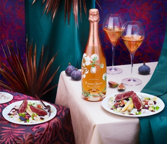 Perrier-Jouët Belle Epoque Rosé food pairings 3