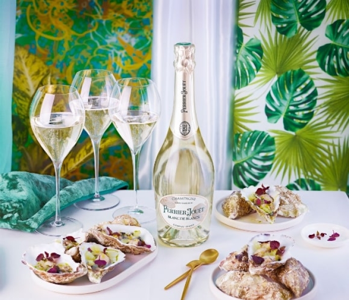 Perrier-Jouët Blanc de Blancs food pairings 1