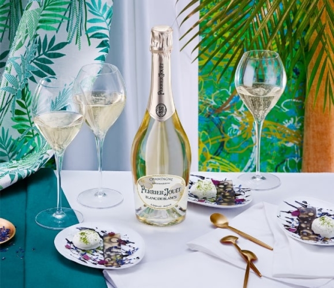 Perrier-Jouët Blanc de Blancs food pairings 2