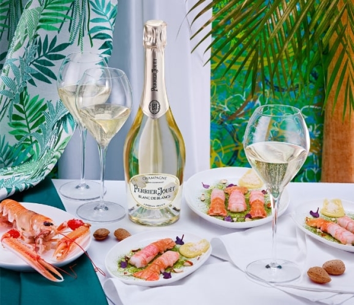 Perrier-Jouët Blanc de Blancs food pairings 3