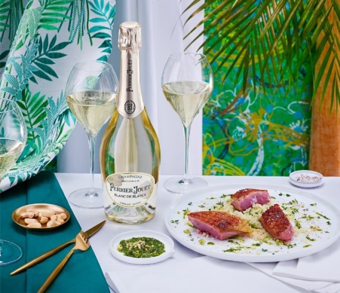 Perrier-Jouët Blanc de Blancs food pairings 4