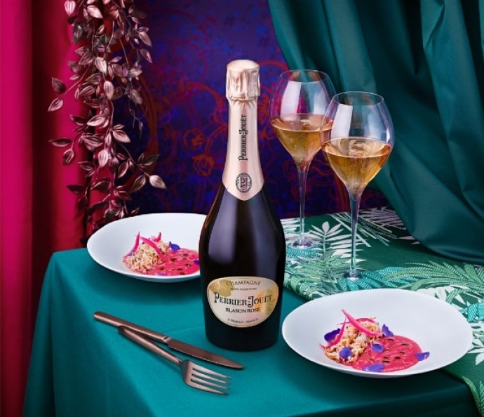 Perrier-Jouët Blason Rosé food pairings 4