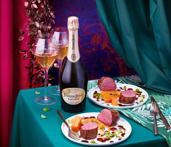 Perrier-Jouët Blason Rosé food pairings 2