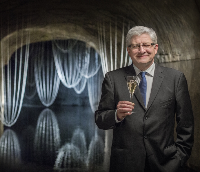 Hervé Deschamps Cellar Master of Maison Perrier-Jouët